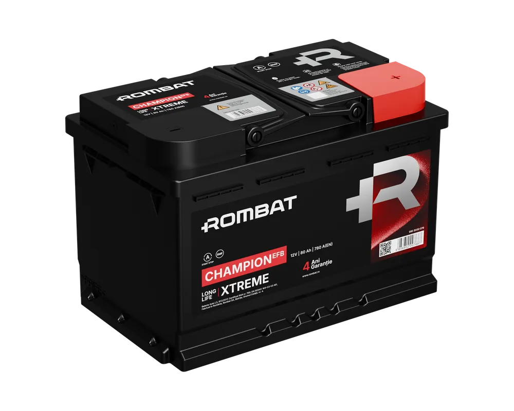Sistem Start-Stop - CHAMPION 12 V - 80 AH 780A