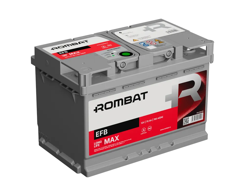 Sistem Start-Stop - Rombat EFB 70Ah 760A