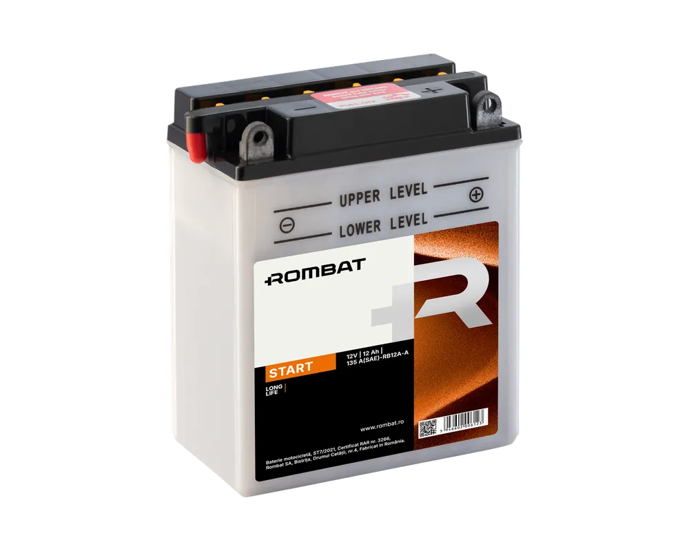 Moto - BATERIE MOTO  12V - 12AH 135A RB12A-A