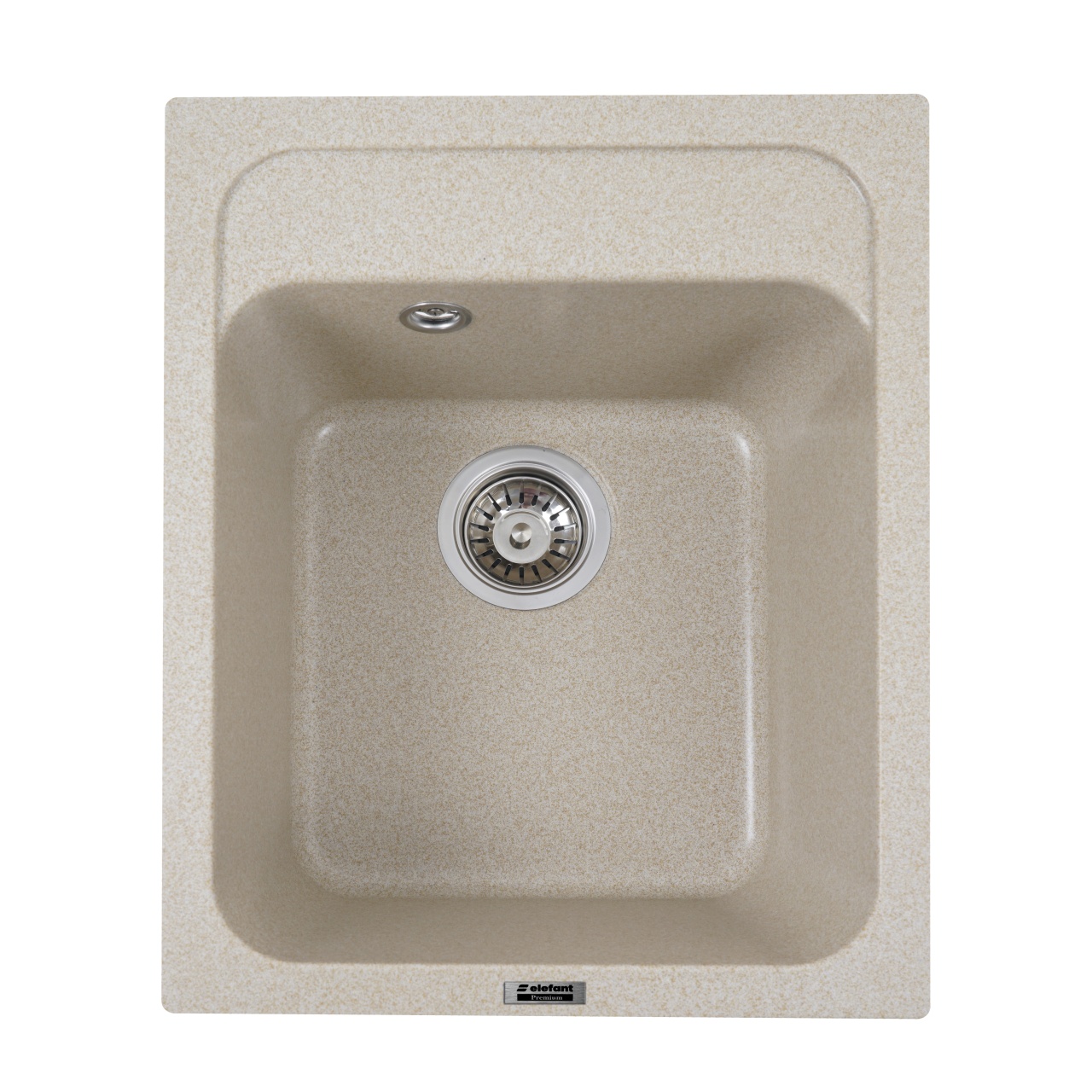 Instalatii sanitare - Chiuveta de bucătărie Elefant Premium Korrado , Safari bej, 497x398 mm