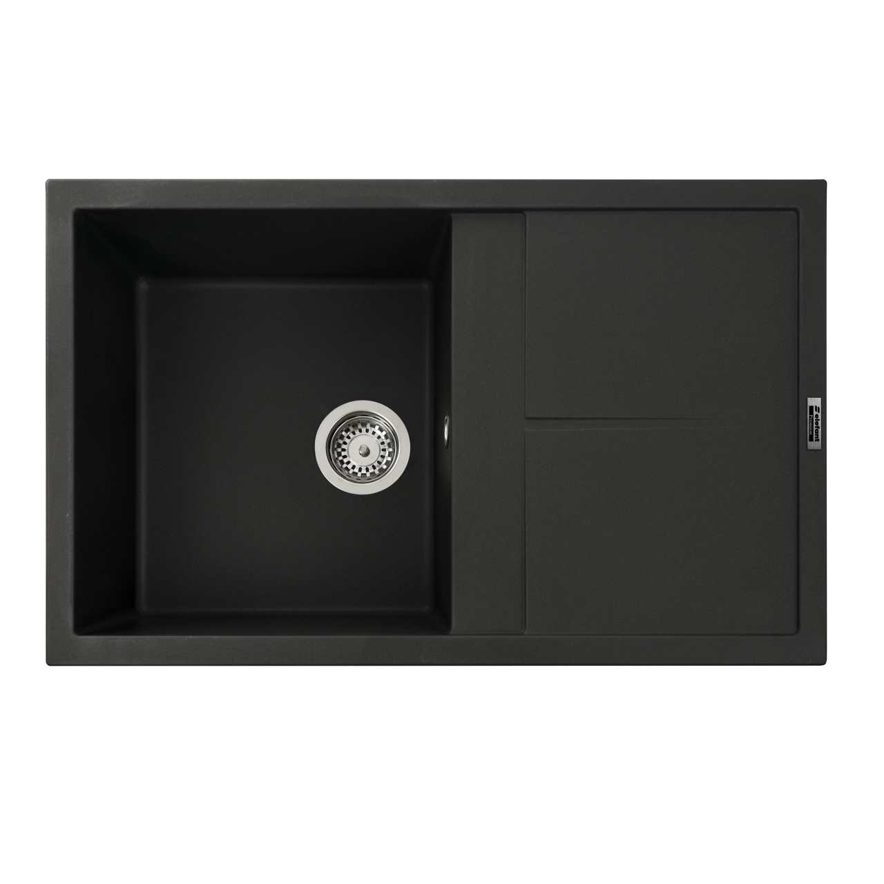 Instalatii sanitare - Chiuveta de bucatarie Elefant Premium Selena Negru metalic 785x495mm