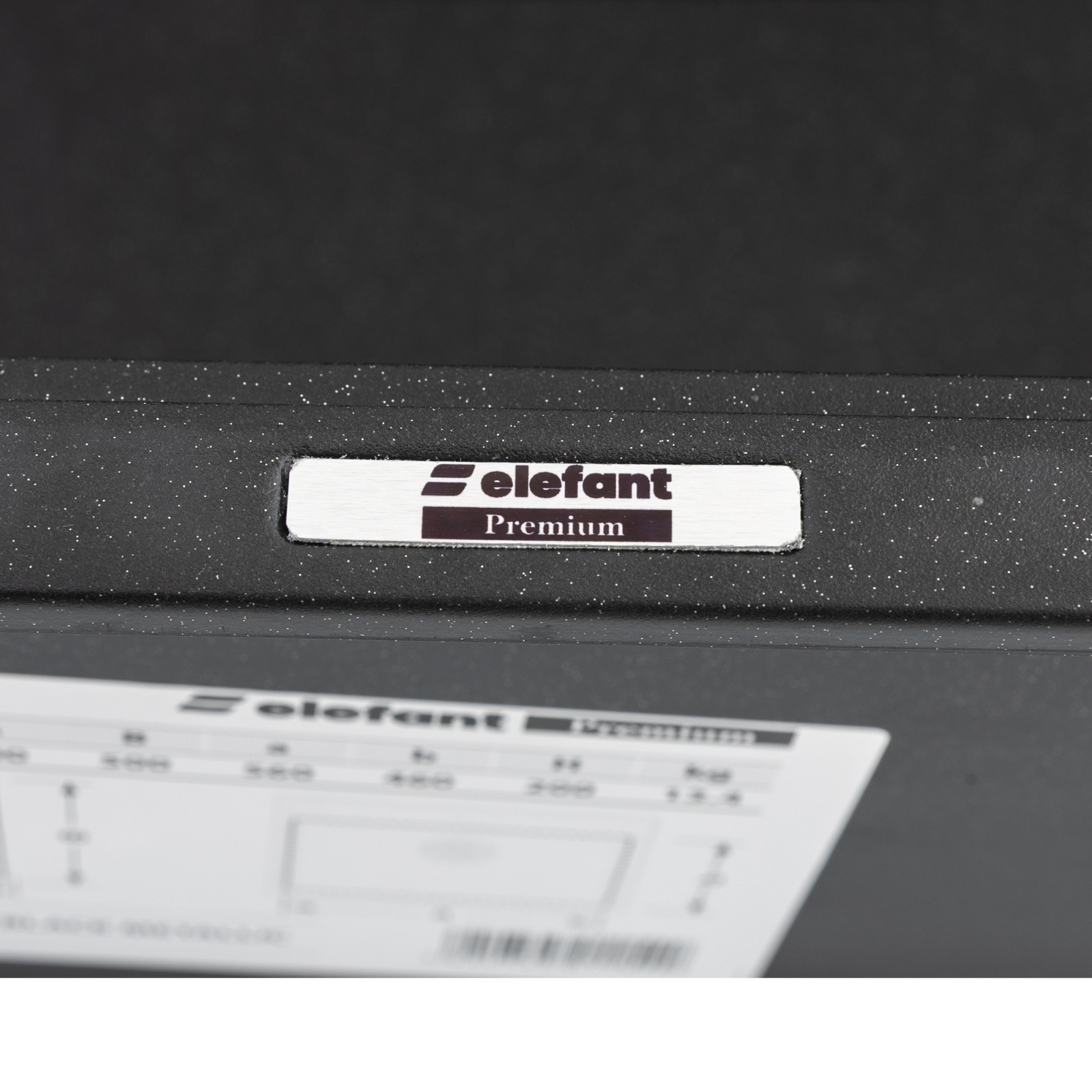 Chiuveta de bucatarie Elefant Premium SHERLIT, Negru metalic 600x500 mm [7]