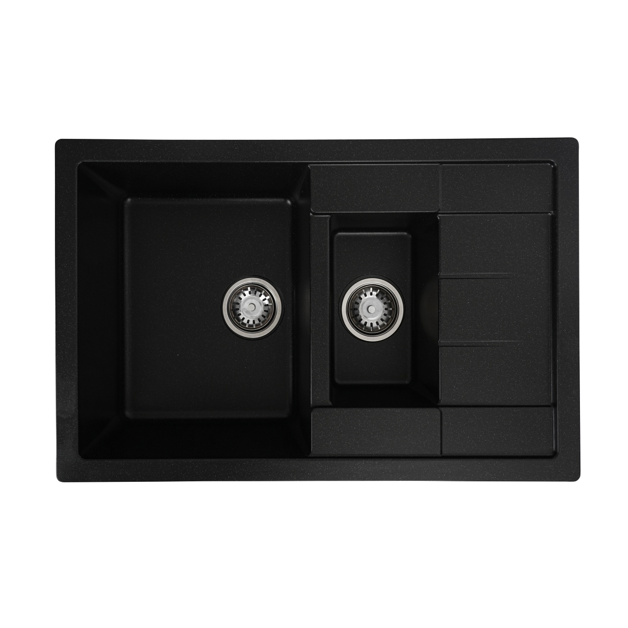 Instalatii sanitare - Chiuveta de bucatarie Elefant Premium Toskana Negru metalic 775x495 mm