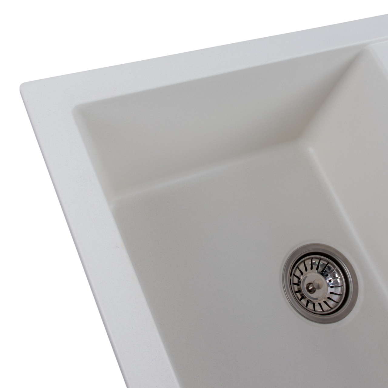 Chiuveta de bucătărie Elefant Premium Troya 7850 , Alb 776x496 mm [6]