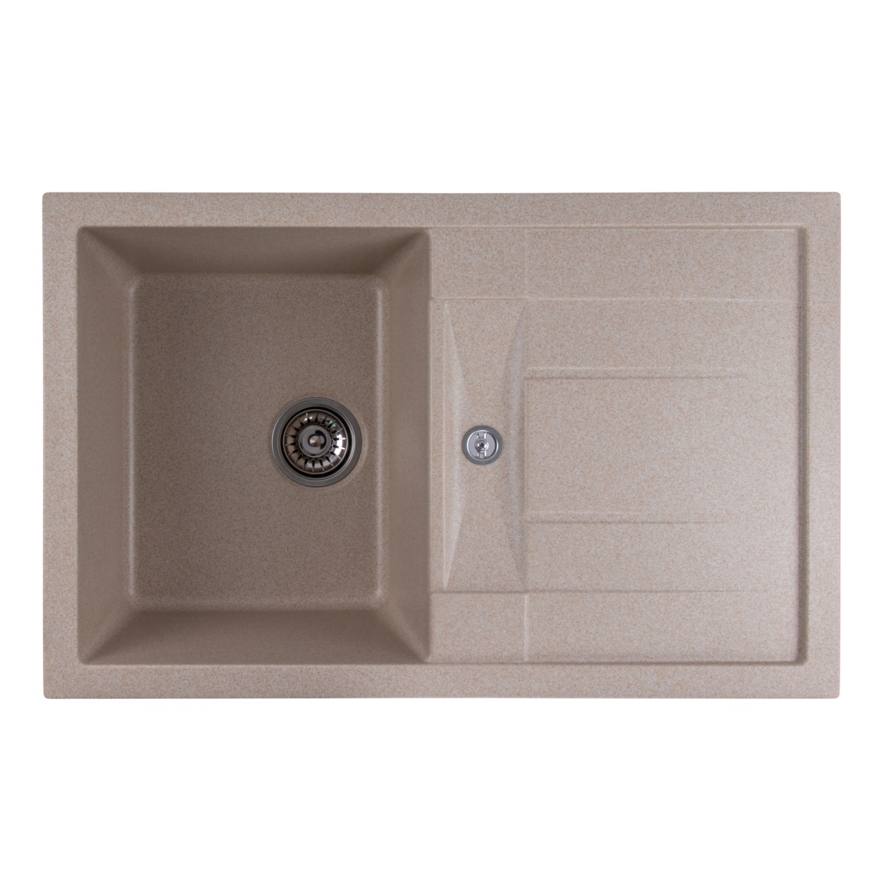 Instalatii sanitare - Chiuveta de bucătărie Elefant Premium Troya 7850 , Safari bej 776x496 mm