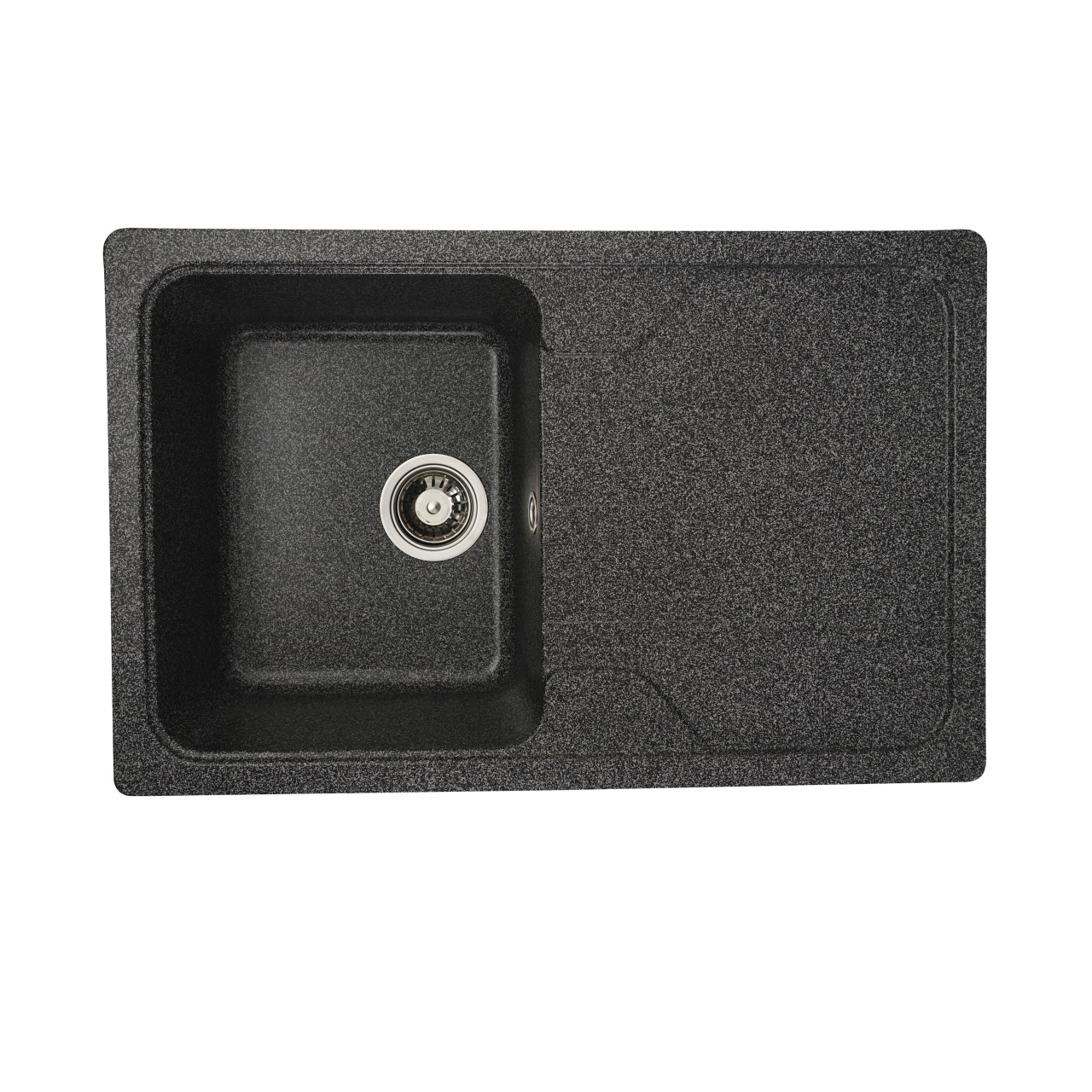 Instalatii sanitare - Chiuvetă din compozit de granit pentru bucătărie ELEFANT PREMIUM 7850 VERONA Grafit 775 x 495 mm