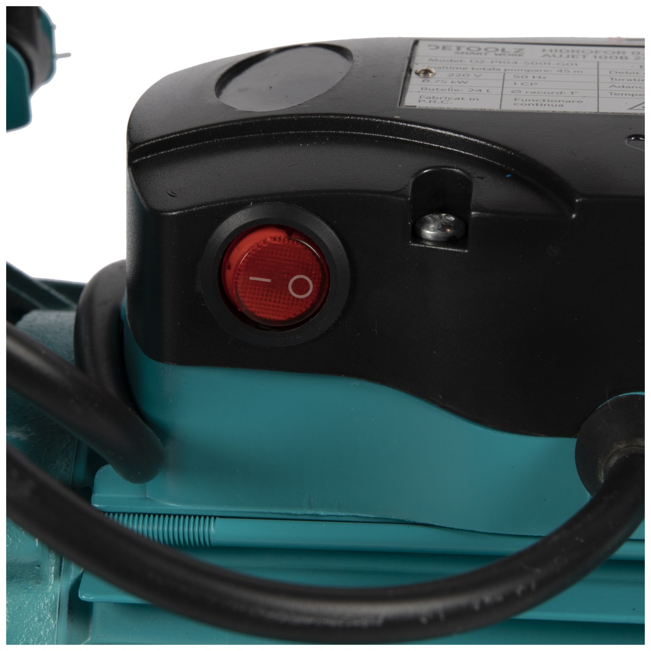 Hidrofor Detoolz 0.75 kW, debit 3300l/h, inaltime de pompare 45m, carcasa pompa fonta, volum butelie 24 litri [5]