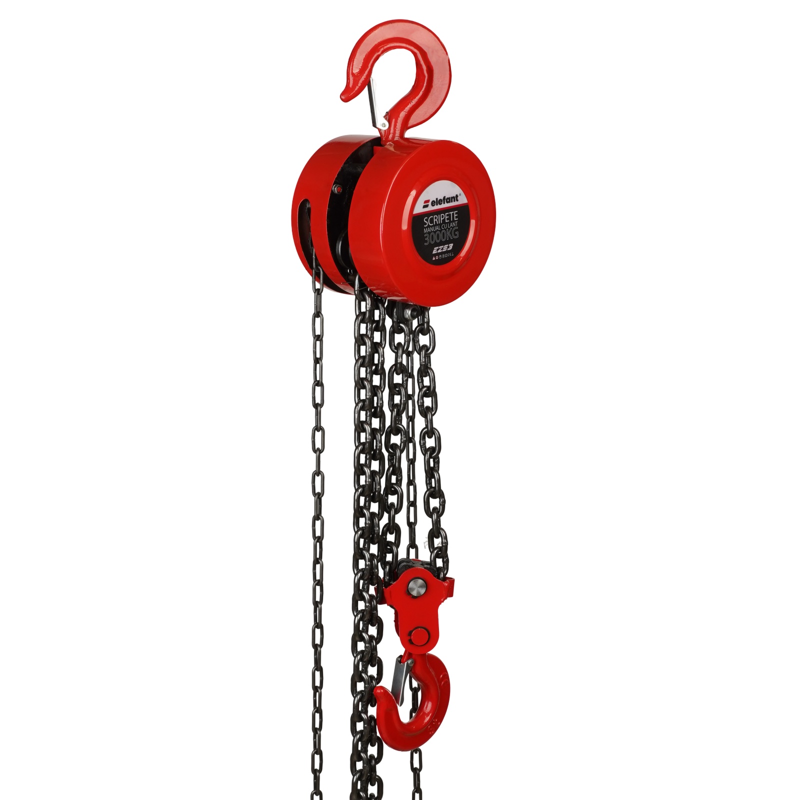 Unelte Diverse - Macara manuală 3000 kg cu lanț 3 m ELEFANT EZS-3