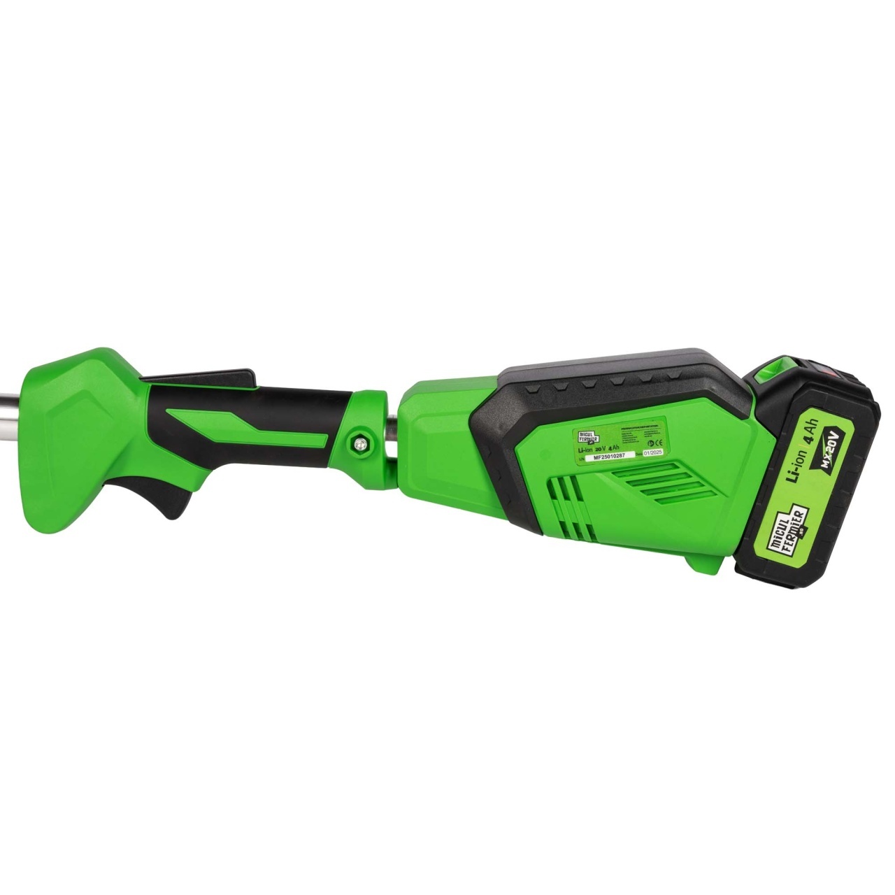 Motocoasa (Trimmer) electrica Micul Fermier 20V, 2 acumulatori 4Ah, maner simplu, motor fara perii [3]