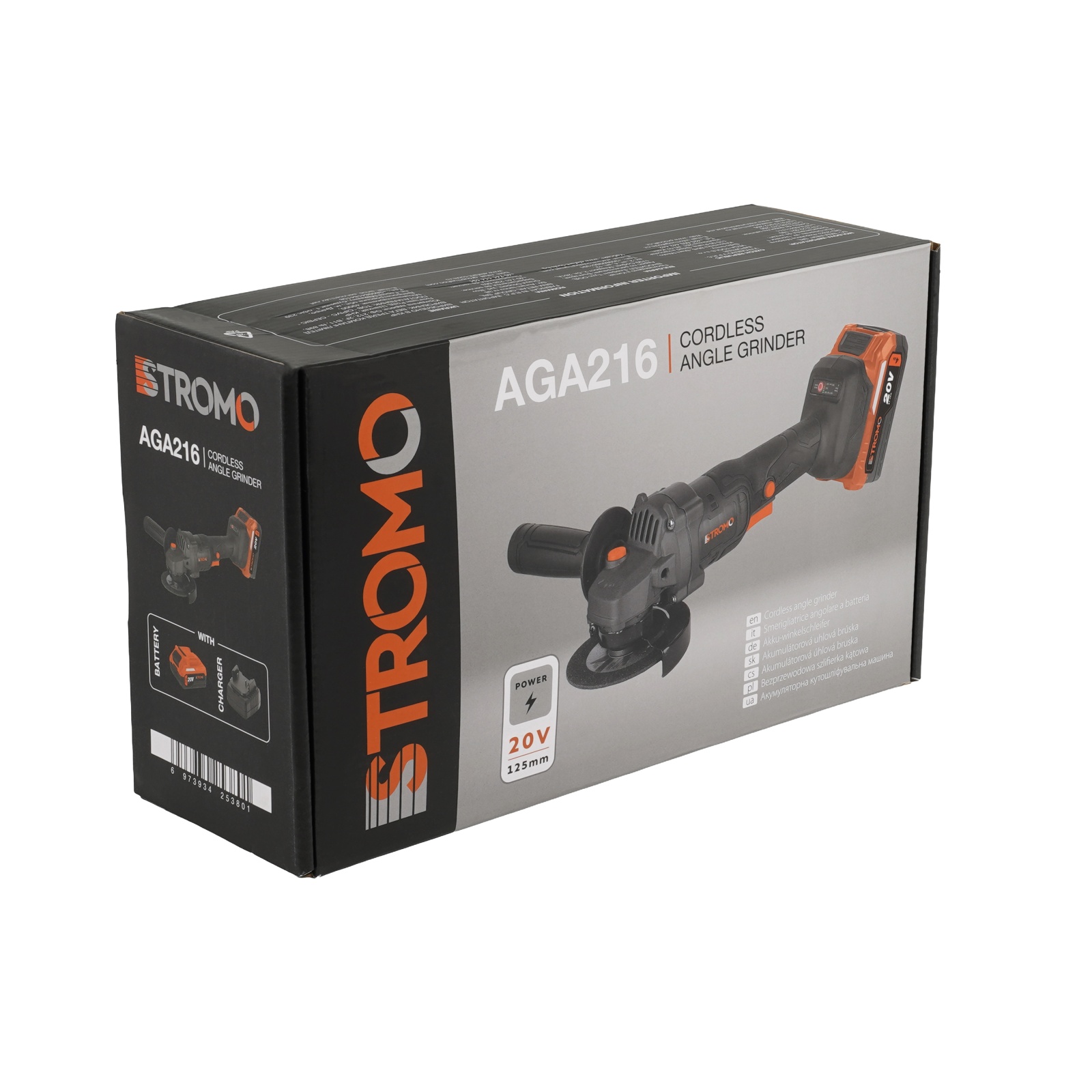 Polizor unghiular pe acumulator Stromo AGA216 4 Ah, 20 V , 7450 rot/min , Brushless [7]
