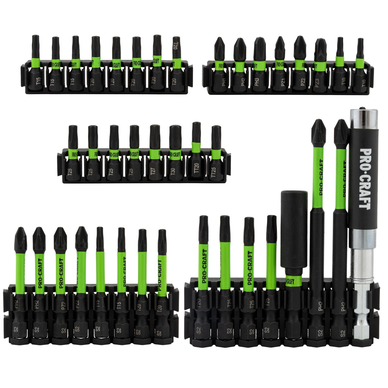 Set biti de impact PROCRAFT IBS-41 , 41 piese [2]