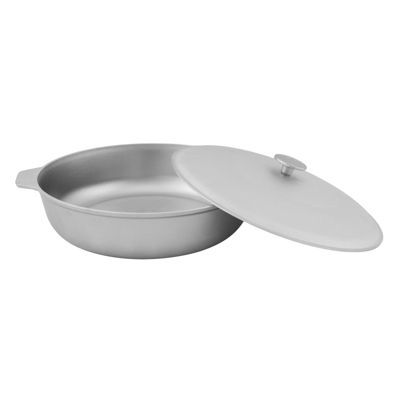 Vase pentru gatit - Tigaie aluminiu alimentar cu capac, 320x83 mm ELEFANT