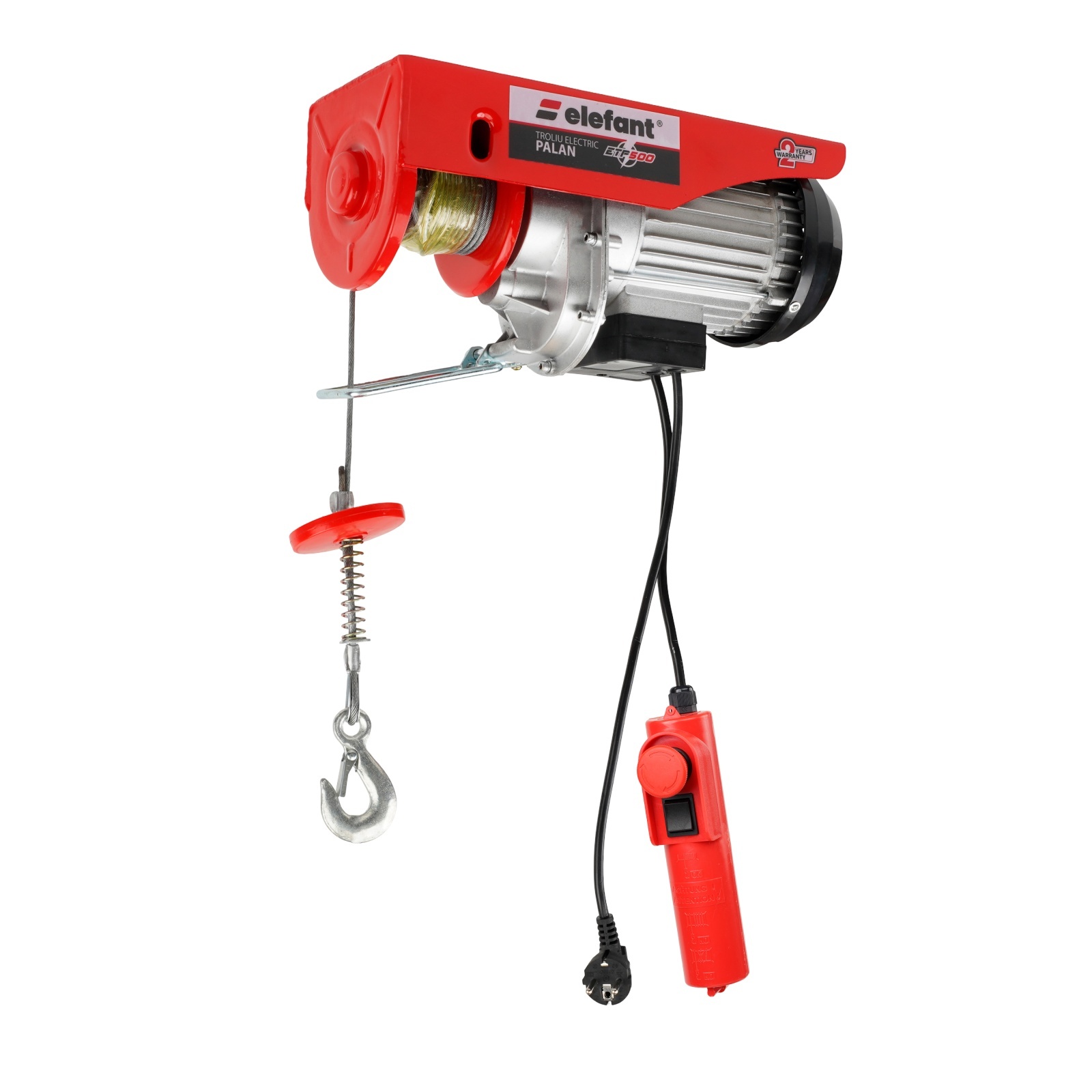 Troliu electric (palan electric) ELEFANT ETP500, 1020 W, 500 kg [2]
