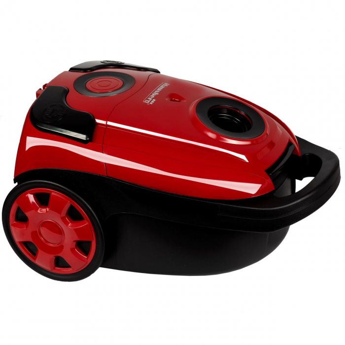 Aspirator cu sac panza Hausberg HB-2004RS, 700W, Capacitate  3L, Rosu [2]