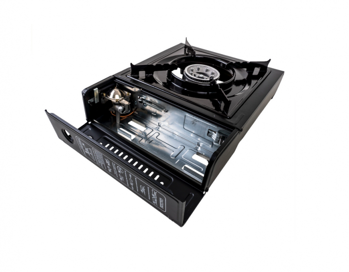 Aragaz portabil pentru camping Happy Home, 1 ochi, 1600W [3]