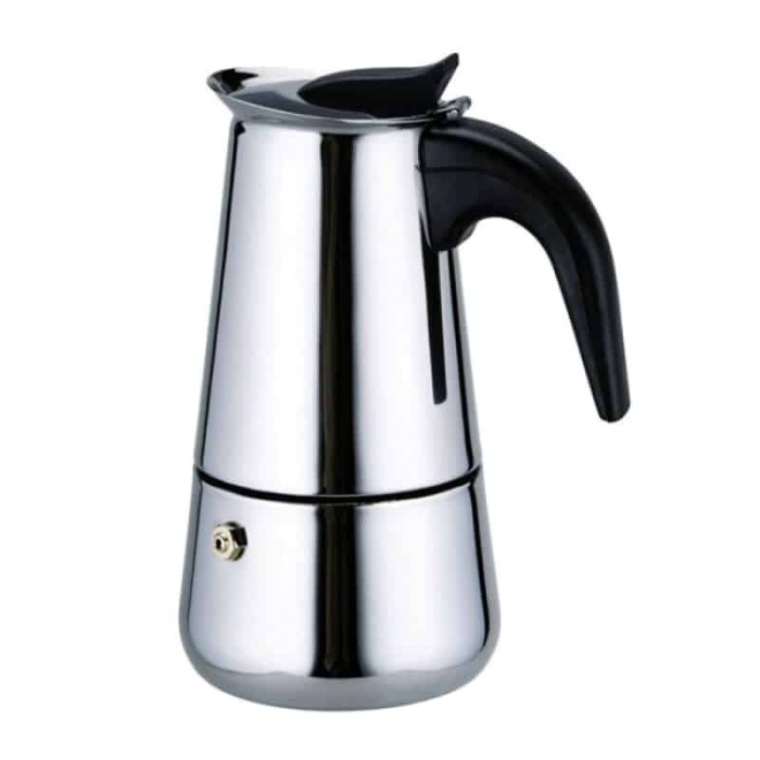 Espressor cafea din inox, Bohmann BH9504, 200ml, Capacitate maxima 4 cupe