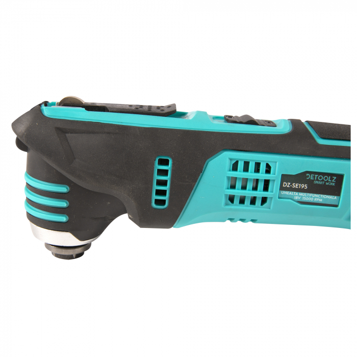 Unealta multifunctionala Detoolz DZ-SE195, Taietor, Razuitor, Slefuitor, pe acumulator (fara acumulator si incarcator) [7]