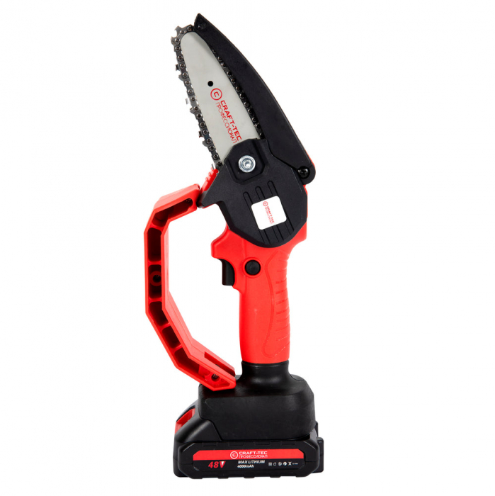Fierastrau de mana, cu lant craf-tec 48v, 2 acumulatori, 2000mah, 600w