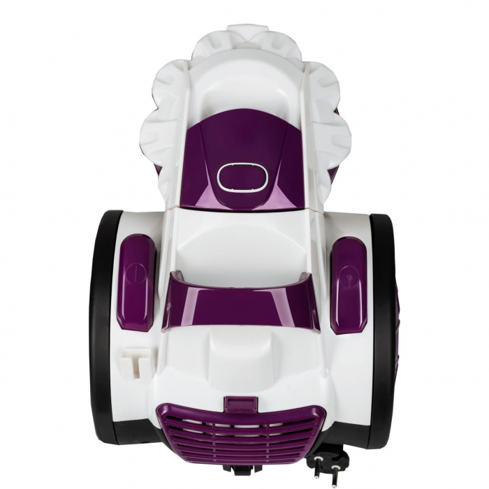 Aspirator fara sac Hausberg HB-2010MV, 900W,  Capacitate 3L, filtru HEPA, Alb/Mov [2]