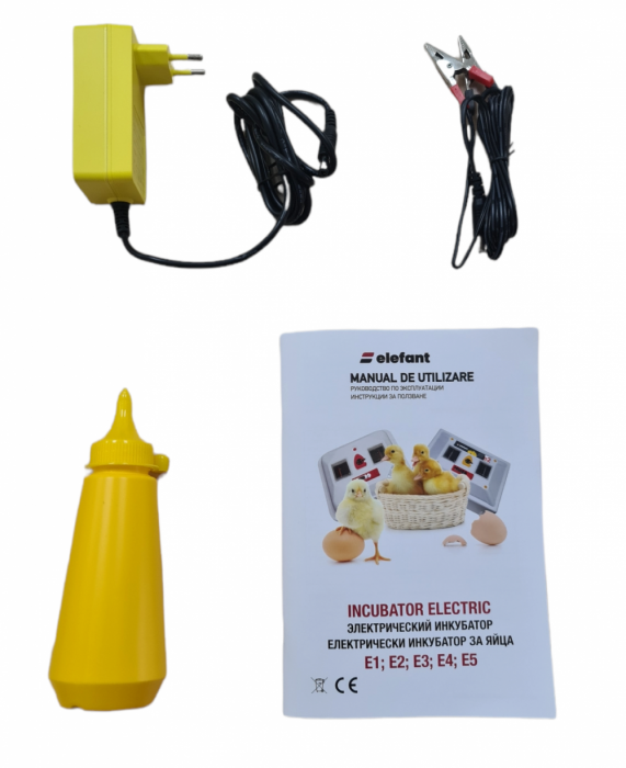 Incubator oua ELEFANT E4, 50W, 220V/12V, 30-40C, Senzor umiditate, Intoarcere automata [4]
