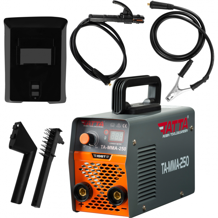 Aparat de sudura Tatta TAMMA250, 250A, electrod 1.6-3.2 mm, Accesorii incluse [3]