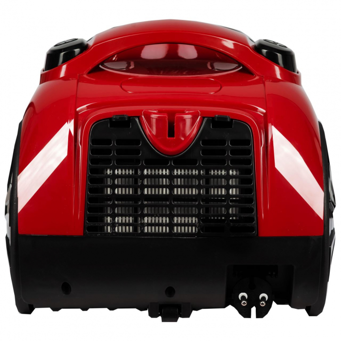 Aspirator fara sac Hausberg HB-2005RS, 700W, Capacitate 3L, Negru/ Rosu [3]