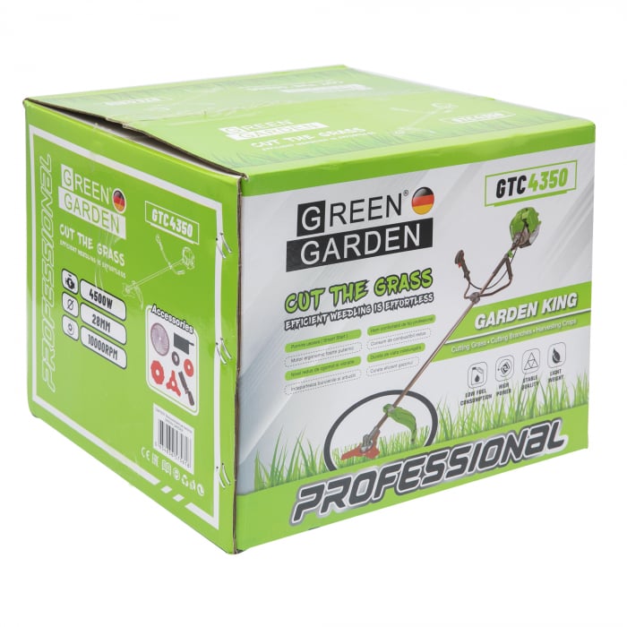 Motocoasa Profesionala GreenGarden GTC 4350,  6 cp, 4 tipuri de taiere [12]