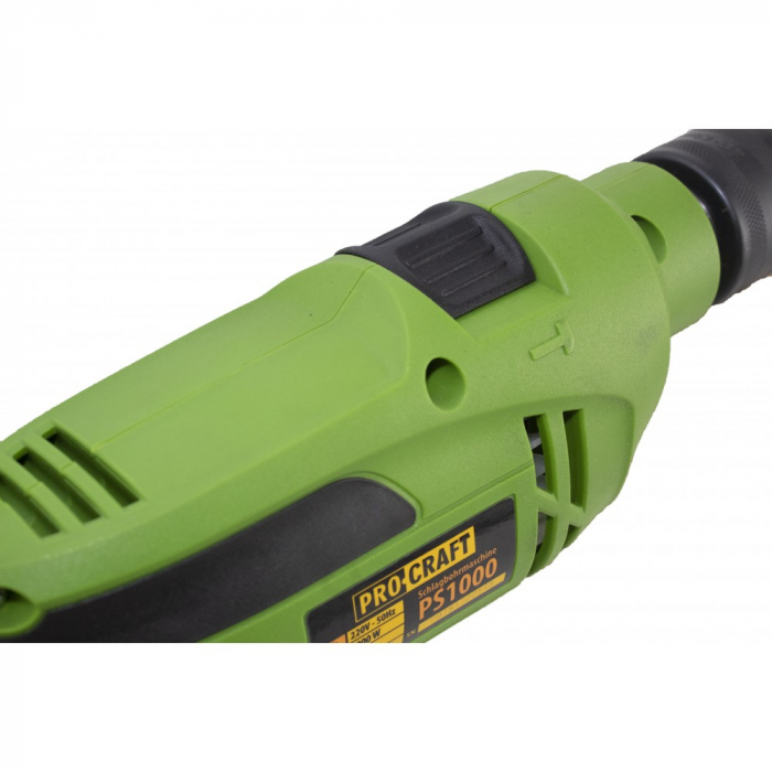 BORMASINA CU PERCUTIE PROCRAFT PS1000, 1000W, 13MM, 2800RPM [5]