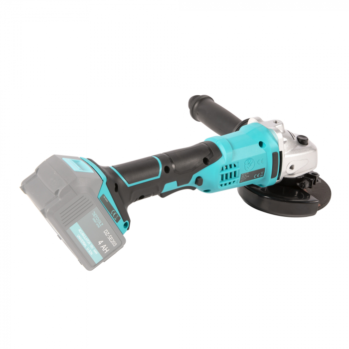 Polizor unghiular Detoolz DZ-SE196, Ø115mm, 18V, 8000RPM, cu perii, fara acumulator si incarcator incluse [3]