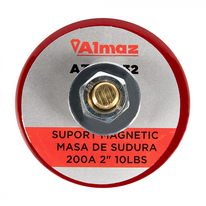 Suport magnetic sudura Almaz AZ-ES032, masa de sudura 200A 2", 10lbs, Rosu [1]