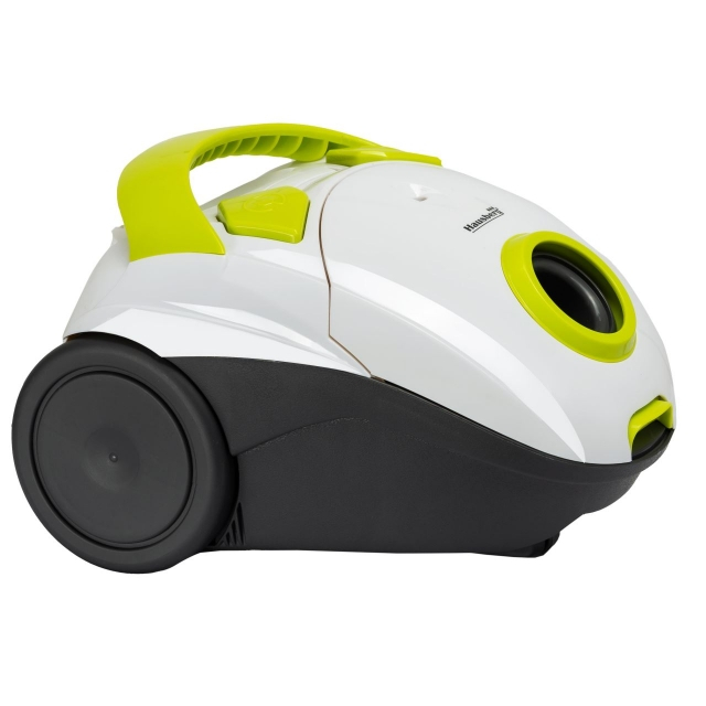 Aspirator cu sac Hausberg HB2080VR, 700W, Capacitate 1.5L, Alb/Verde [3]