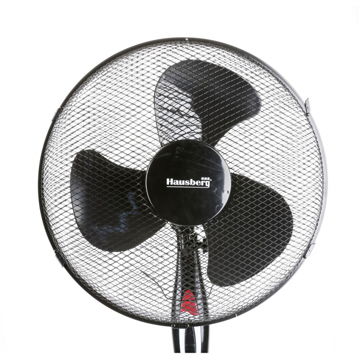 Ventilator Hausberg HB5100, 55W, 3 viteze, Oscilatie automata, 16 inch, Negru [2]