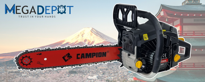 Motofierastrau pe benzina ( drujba ), Motoyama Japan Campion 7800, 7.8CP, 58cmc, lama 40cm, demaror metalic [3]