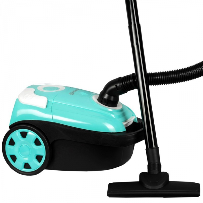 Aspirator cu sac panza Hausberg HB-2004VR 700W, Capacitate  3L, Verde [4]