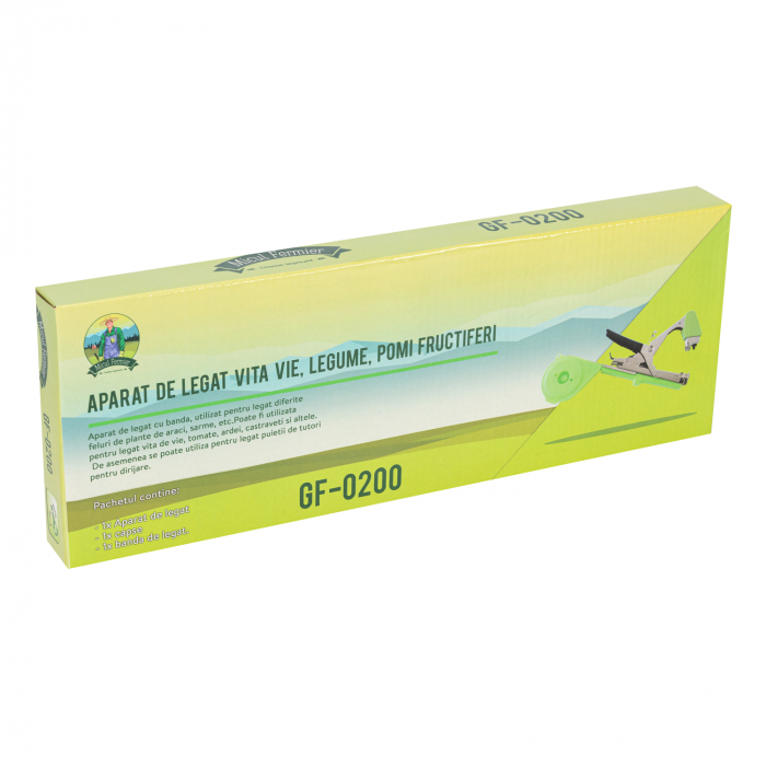 Aparat legat vita de vie, legume, pomi fructiferi Micul Fermier GF0200, cu banda, Verde [6]
