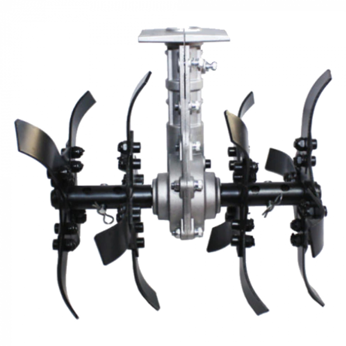 Motocositoare MegaGarden MGD 9600 Profesional, Prasitoare, Cultivator, Accesoriu fierastrau, Accesoriu gard viu, 7.8CP, 14 accesorii incluse, benzina 2 timpi, 12.000RPM [9]