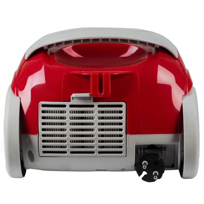 Aspirator cu sac panza Hausberg HB2080RS, 700W, Capacitate 1.5L, Rosu/Gri [4]