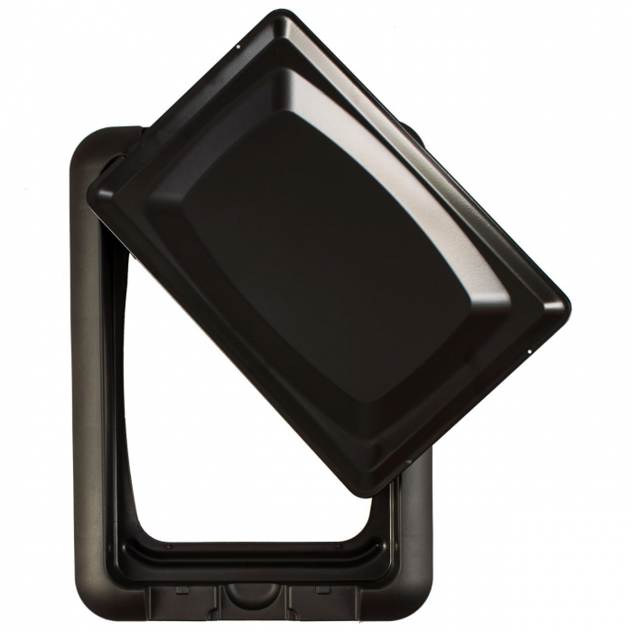 Gratar electric Hausberg HB536, 1250W, 40x36x7.5cm, fara fum, Negru/Maro [5]