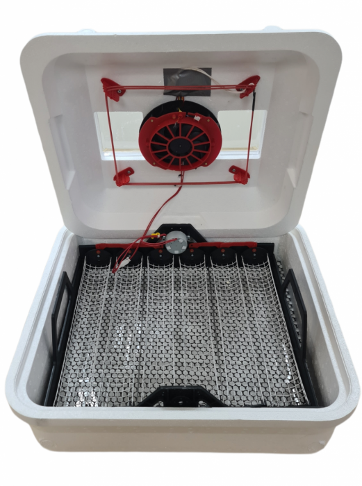 Incubator oua ELEFANT E4, 50W, 220V/12V, 30-40C, Senzor umiditate, Intoarcere automata [2]
