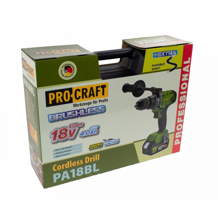 AUTOFILETANTA PROCRAFT PA18BL, 18V, 2 ACUMULATORI, FARA CARBUNI [4]