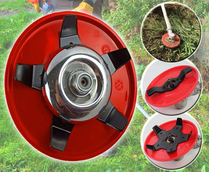 Accesoriu pentru curatat terenul de buruieni, plivit,  2 tipuri de lame, universal [3]
