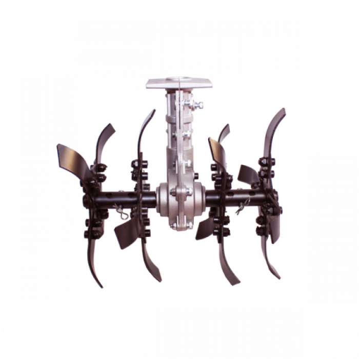 Accesoriu tip Cultivator + Prasitoare , 28mm*9T pentru motocoasa, model premium universal, Mencoza [2]