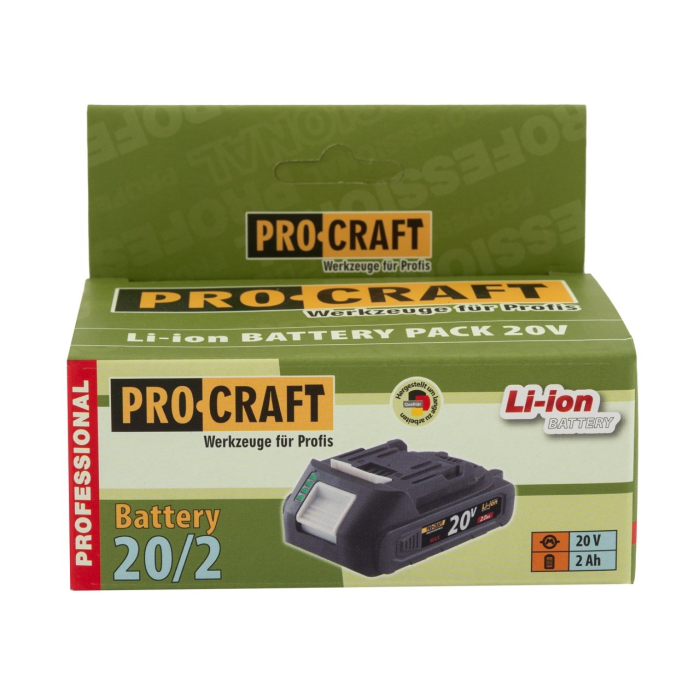 Acumulator Procraft Li-Ion, 20V/2Ah [4]