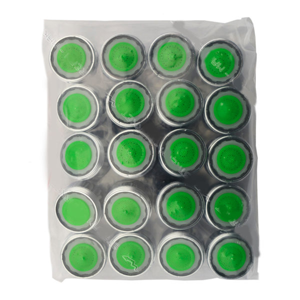 Aerator baterie apa plastic CHAMPION 24, 10 bucati, Verde