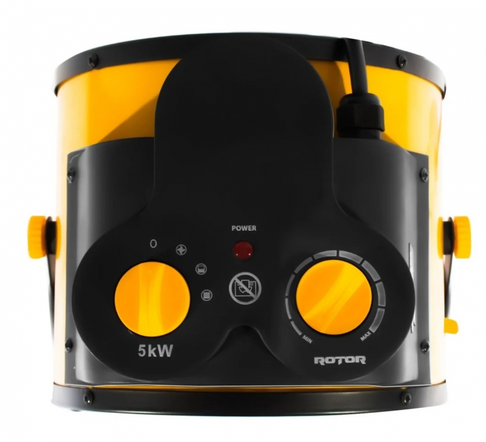 Aeroterma electrica Rotor, 5000W, 3 trepte de putere, suprafata de incalzire 100 mp, mufa trifazica [2]