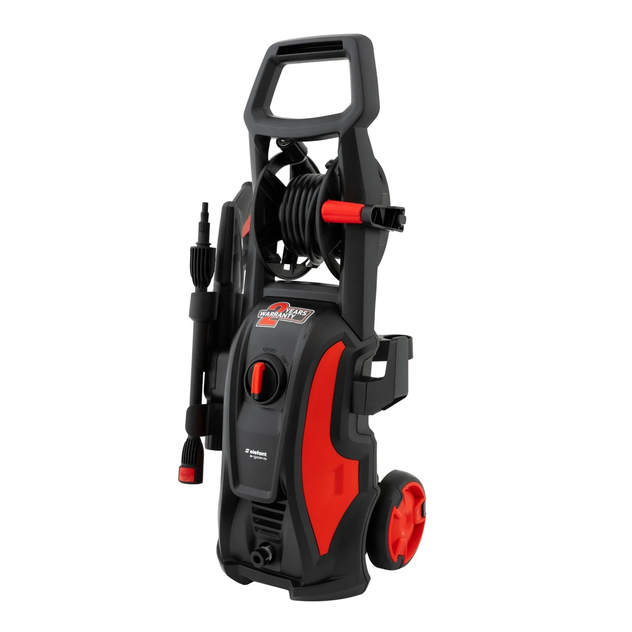 Aparat de spalat cu presiune Elefant, 1600W, Debit 480L/h, Presiune 90bar, Lungime furtun 5m [4]