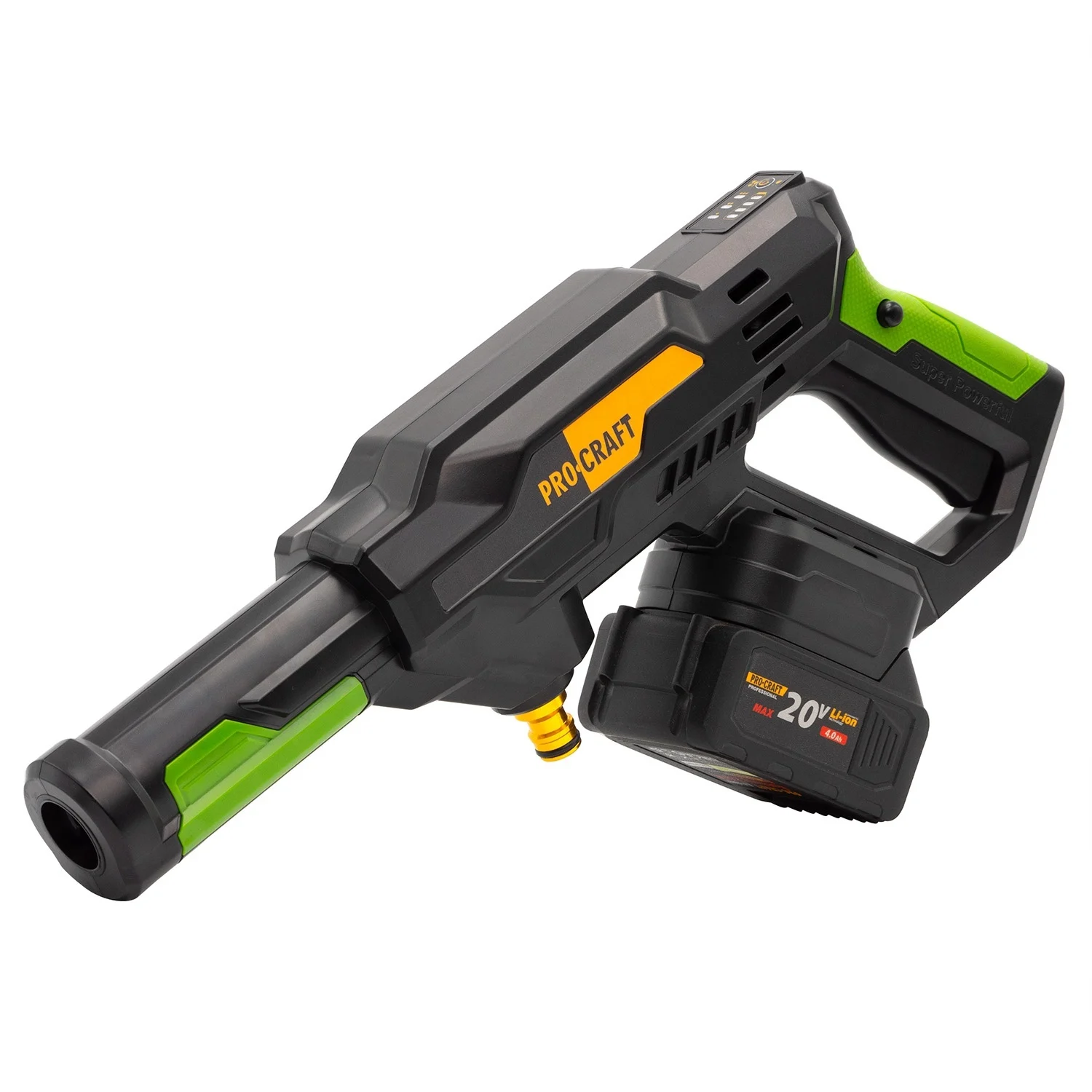 Aparat de spalat cu presiune pe acumulator ProCraft, 20V/4Ah, Brushless, Geanta de transport, Fara acumulator si incarcator incluse [3]