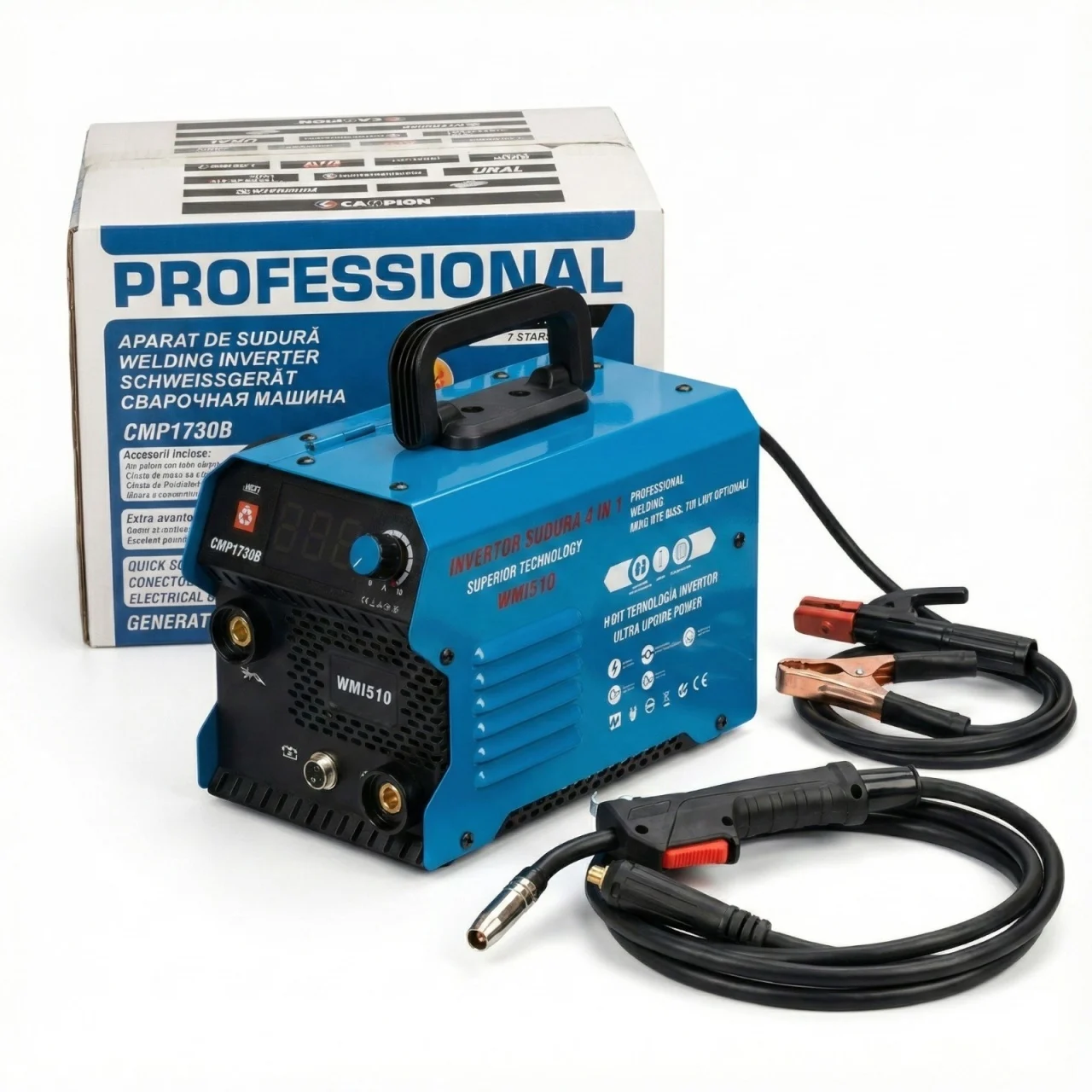 Aparat de sudura 4in1 Ural, MIG/MAG/MMA/LIFT TIG, 510Ah, Diametru electrozi 2.5-6.0mm, Accesorii incluse [2]