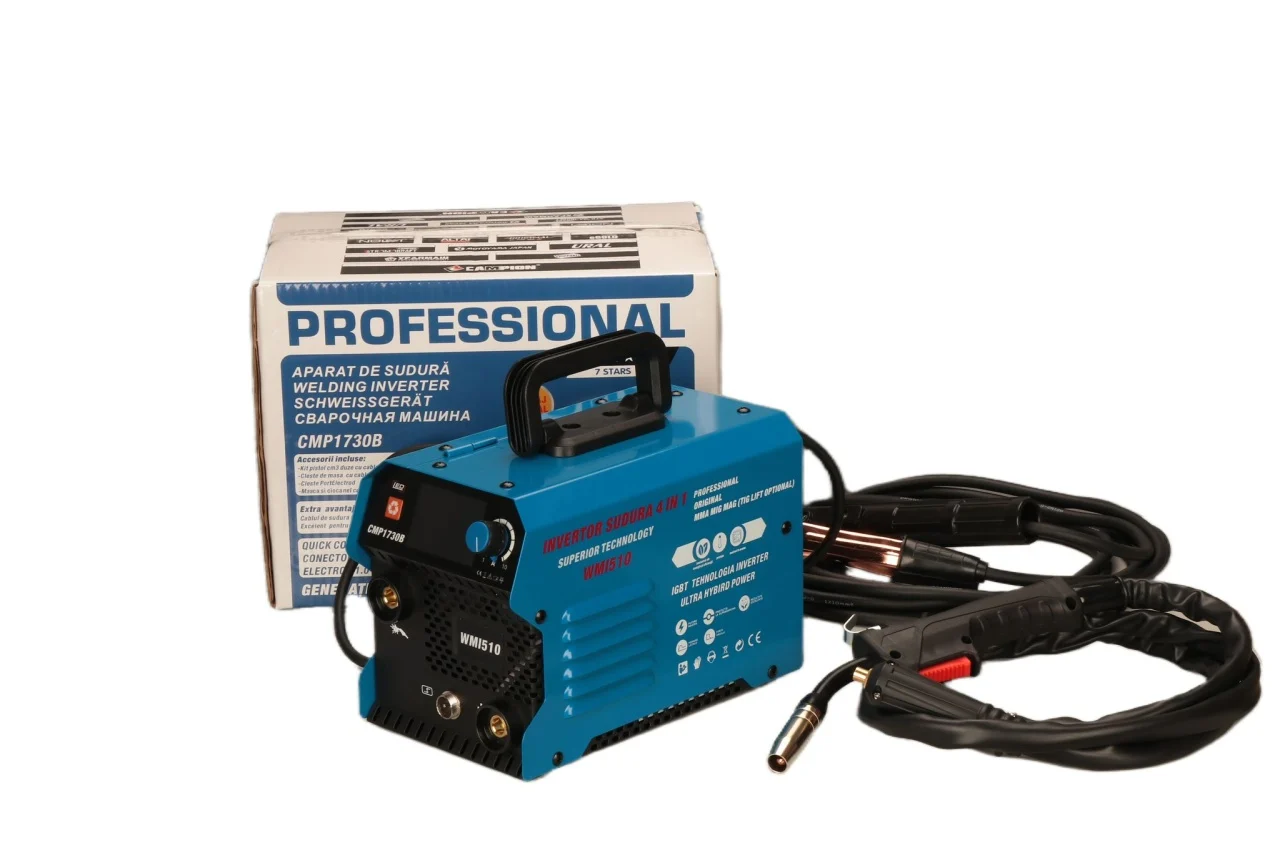 Aparat de sudura 4in1 Ural, MIG/MAG/MMA/LIFT TIG, 510Ah, Diametru electrozi 2.5-6.0mm, Accesorii incluse [4]