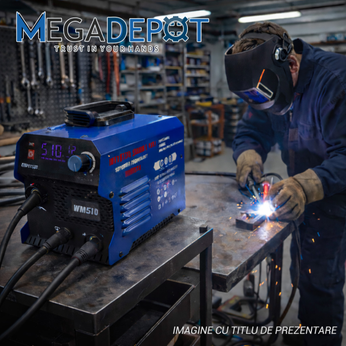 Aparat de sudura 4in1 Ural, MIG/MAG/MMA/LIFT TIG, 510Ah, Diametru electrozi 2.5-6.0mm, Accesorii incluse [4]